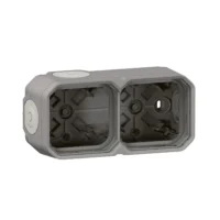 Legrand 069672L Plexo New 2-fach Gehäuse horizontal und vertikal in der Grau