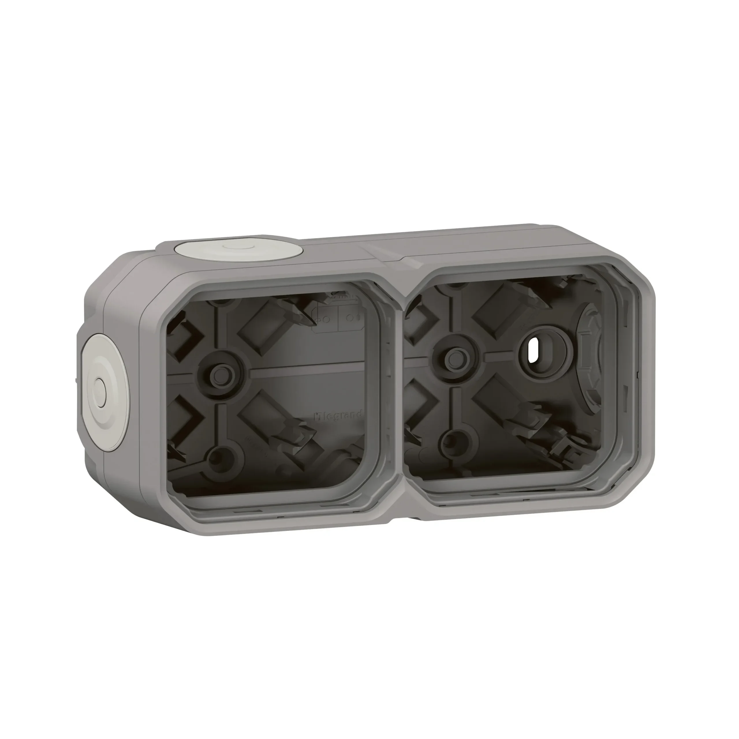 Legrand Legrand 069672L Plexo New 2-fach Gehäuse horizontal und vertikal in der Grau