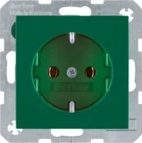 Berker SCHUKO-Steckdose gn/gl 47438913