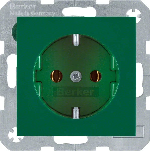 Berker Berker SCHUKO-Steckdose gn/gl 47438913