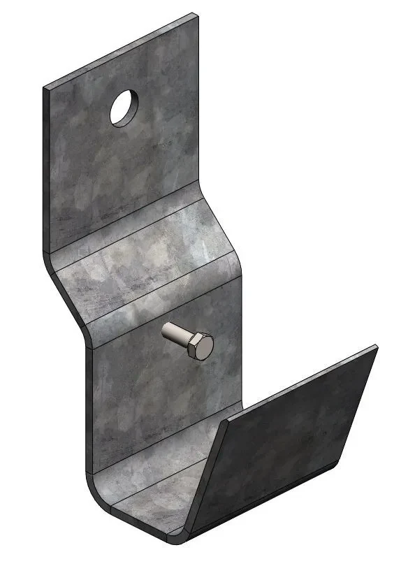 Legrand Van Geel 347285 Wandeinlegebügel P31 B75 elektrolytischverzinkt