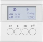 Berker KNX-Funk Zeitschaltuhr polarweiß glänzend 85745289