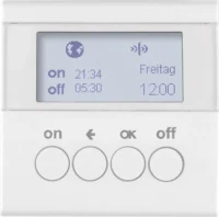 Berker KNX-Funk Zeitschaltuhr polarweiß glänzend 85745289