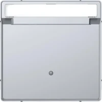 Merten Card-Schalter edelstahl System Design MEG3854-6036