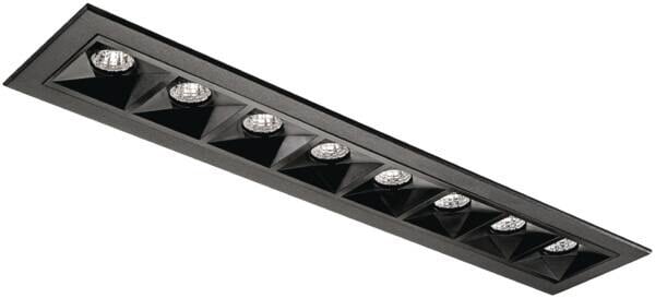 SG LEUCHTEN LED-Einbaustrahler 15W Konverter INSPIRE 212429 8LEDs schwarz 3000K weiß 950lm