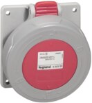 Legrand 555489 CEE-Anbausteckdose P17 Tempra Pro 5-polig 32A 250VAC rot IP66/67