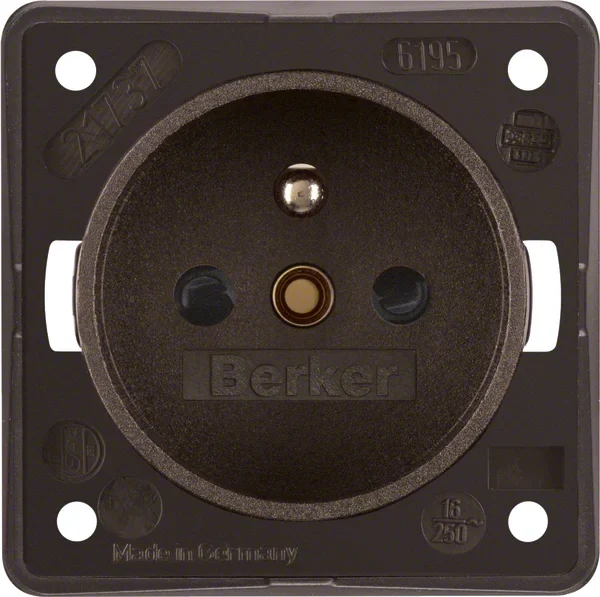 Berker Berker Steckdose br mit Erdungsstift 961952501