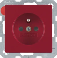 Berker Steckdose mit Schutzkontakt Q.1 ro 6768766012