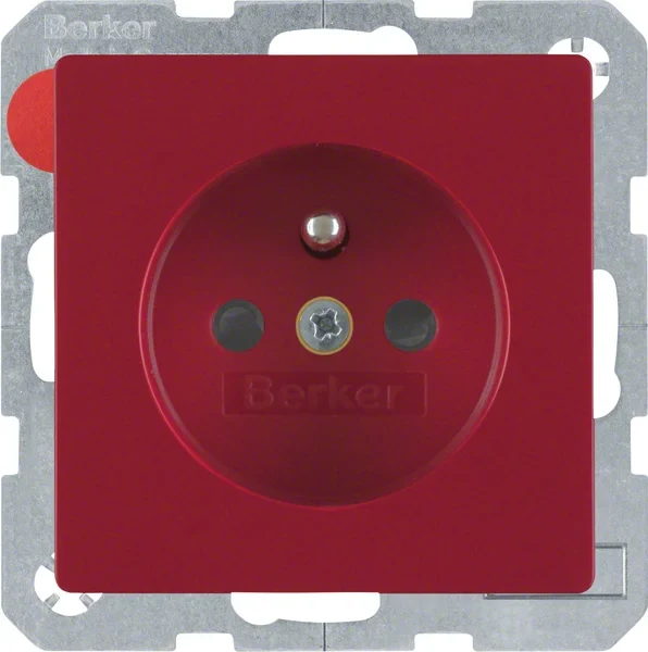 Berker Berker Steckdose mit Schutzkontakt Q.1 ro 6768766012