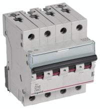 Legrand 403772 TX3 LS-Schalter D 16A 4-polig 6kA 400VAC 4TE