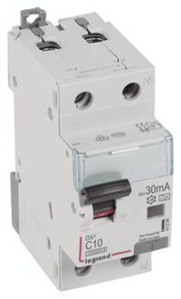 Legrand 411294 DX3 Fi/LS-Schalter C 10A 1P+N 10kA 30mA Typ A 230VAC 2TE