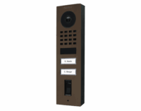 DoorBird D1102FV Fingerprint 50 Aufputz IP Video Türsprechanlage – Echte Baubronze