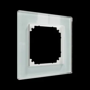Merten Merten Echtglasrahmen 1-fach Kristallweiß M-Plan MEG4010-2320