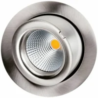 SG LEUCHTEN LED-Einbaustrahler 9W Konverter JUNISTAR 903302 1LED Edelstahl 3000K weiß Edelstahl