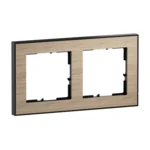 Legrand 765292 SEANO+2-fach Rahmen mit Echtmaterialoberfläche Farbausführung