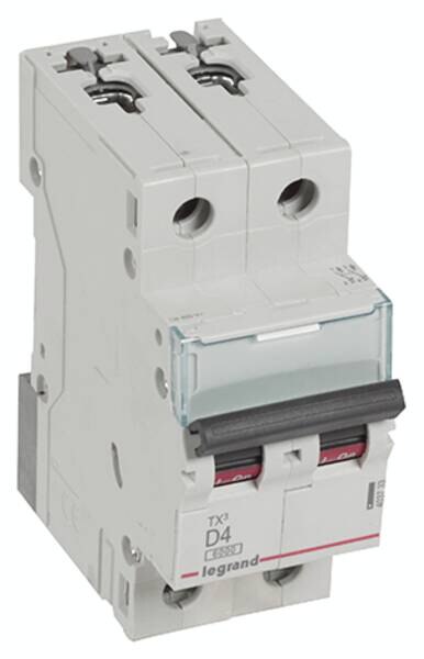 Legrand Legrand 403733 TX3 LS-Schalter D 4A 2-polig 6kA 400VAC 2TE