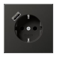 Jung AL1520-18AAN SCHUKO-Steckdose m.USB Typ A