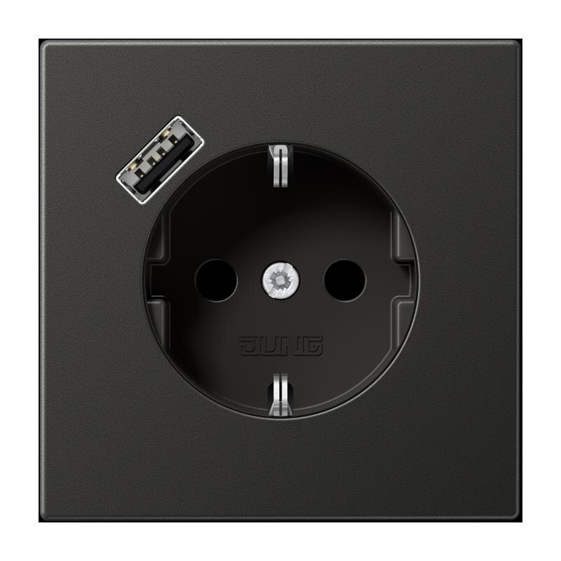 Jung Jung AL1520-18AAN SCHUKO-Steckdose m.USB Typ A