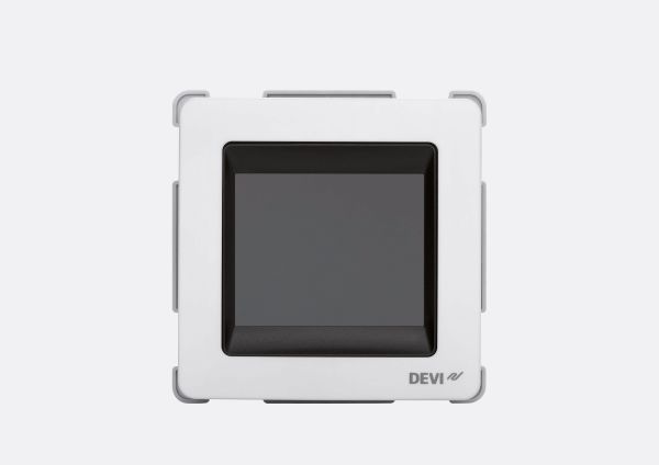DEVI Raumthermostat 230V 16A IP21 DEVIreg Touch m.Display Sensor extern