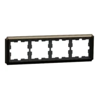 Merten D-Antik Metallrahmen 4-fach, Moccametalli MEG4040-4752
