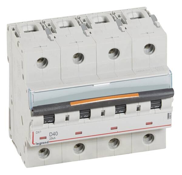 Legrand Legrand 409850 DX3 LS-Schalter D 40A 4-polig 25kA 400VAC 6TE