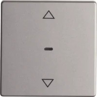 Berker KNX-Funk Jalousie-Taste aluminium samt lackiert 85245224