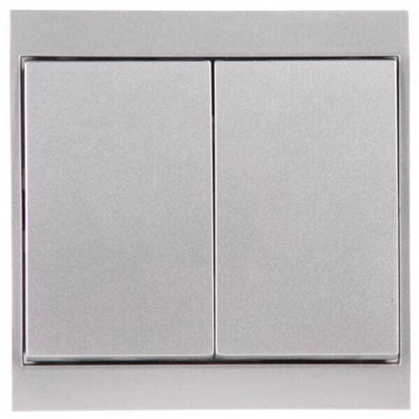 Kopp Kopp 620520087 Serienschalter 10AX 250V Malta (Thaya) silber