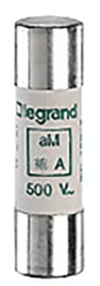 Legrand 014150 Zylindersicherung aM 50A 14x51 träge 500VAC 100kA mit Schlagbolzen