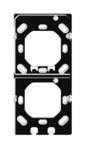 Theben Montageplatte 2-fach iON BK Zur Montage von zwei Tastsensoren schwarz 9070855