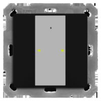 MDT Tastsensor KNX Unterputz schwarz matt 2-fach 2pkt LED BE-TA55T206.02 inklusive Ankopplung