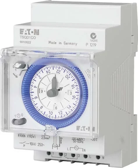 Eaton Eaton (Installation) Analoge Zeitschaltuhr Quarz, Tag, 1 Kanal TSQD1CO