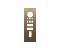 DoorBird D1101FV Fingerprint 50 Unterputz Frontblende – Echtes Messing