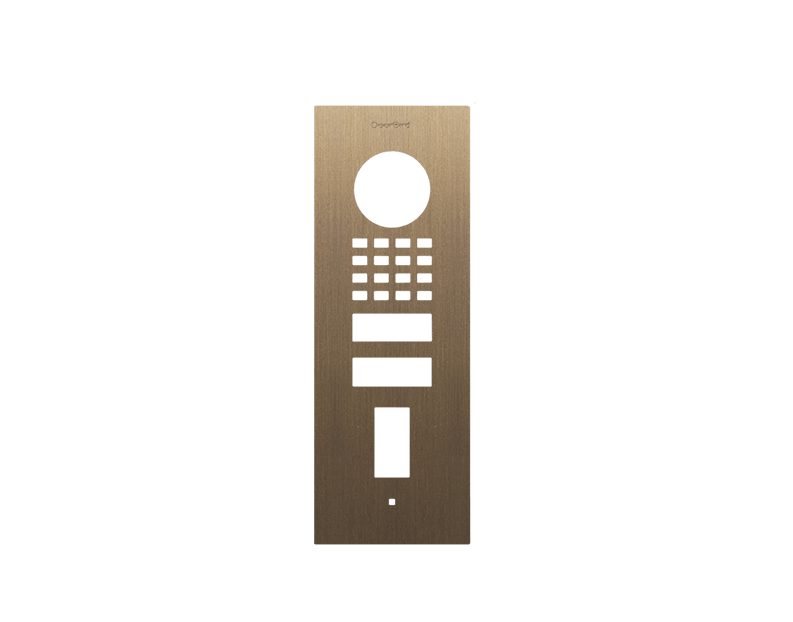 Doorbird DoorBird D1101FV Fingerprint 50 Unterputz Frontblende – Echtes Messing