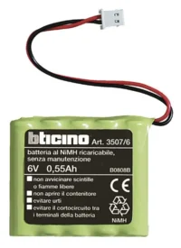 BTicino 3507/6 Akku 6V 0,5Ah für Innensirene und Zentrale