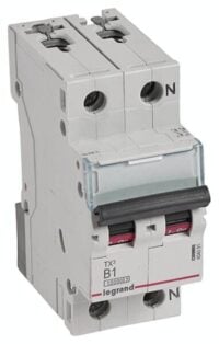 Legrand 404091 TX3 LS-Schalter B 1A 1-polig+N 10kA 230VAC 2TE