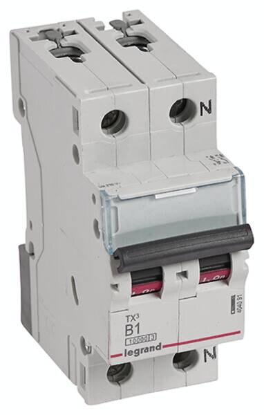 Legrand Legrand 404091 TX3 LS-Schalter B 1A 1-polig+N 10kA 230VAC 2TE
