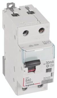 Legrand 411292 DX3 Fi/LS-Schalter B 40A 1P+N 10kA 30mA Typ A 230VAC 2TE