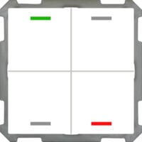 MDT technologies Taster Light 63 4-fach RGBW, Studiows, glä BE-TAL63T4.01