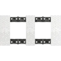 BTicino KA4802M2MW LivingNow Abdeck- rahmen 2x2-modulig in Farbausführung Pixel