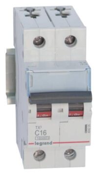 Legrand 404205 TX3 LS-Schalter C 16A 2-polig 10kA 400VAC 2TE
