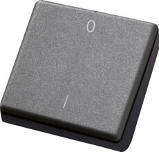 Eltako Eltako Funk-Minihandsender anthrazit, 2 Signale FMH2-an