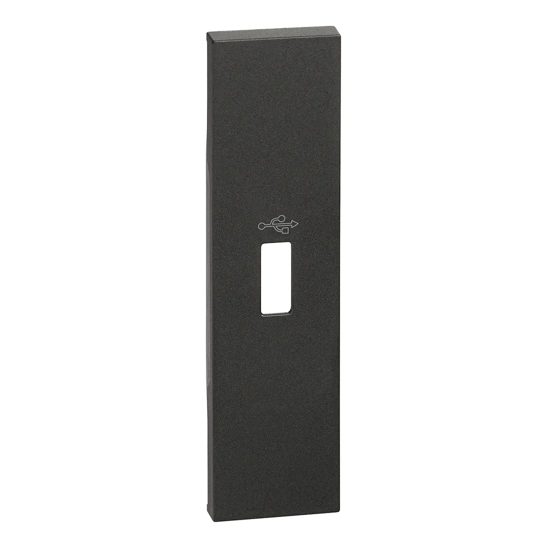 Legrand BTicino KG10P LivingNow 1M Abdeckung für USB Datendose in Farbausführung Black