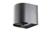 SG LEUCHTEN LED-Up/Down Leuchte 8W 2700K 641731 360lm graphit Konverter