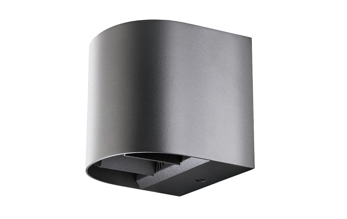 SG Leuchten SG LEUCHTEN LED-Up/Down Leuchte 8W 2700K 641731 360lm graphit Konverter