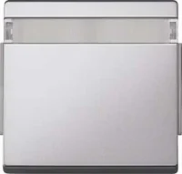 Merten Wippe alu mit Schriftfeld 343960