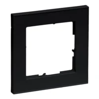 Legrand 765381 SEANO+1-fach Rahmen in der Farbausführung Schwarz lackiert