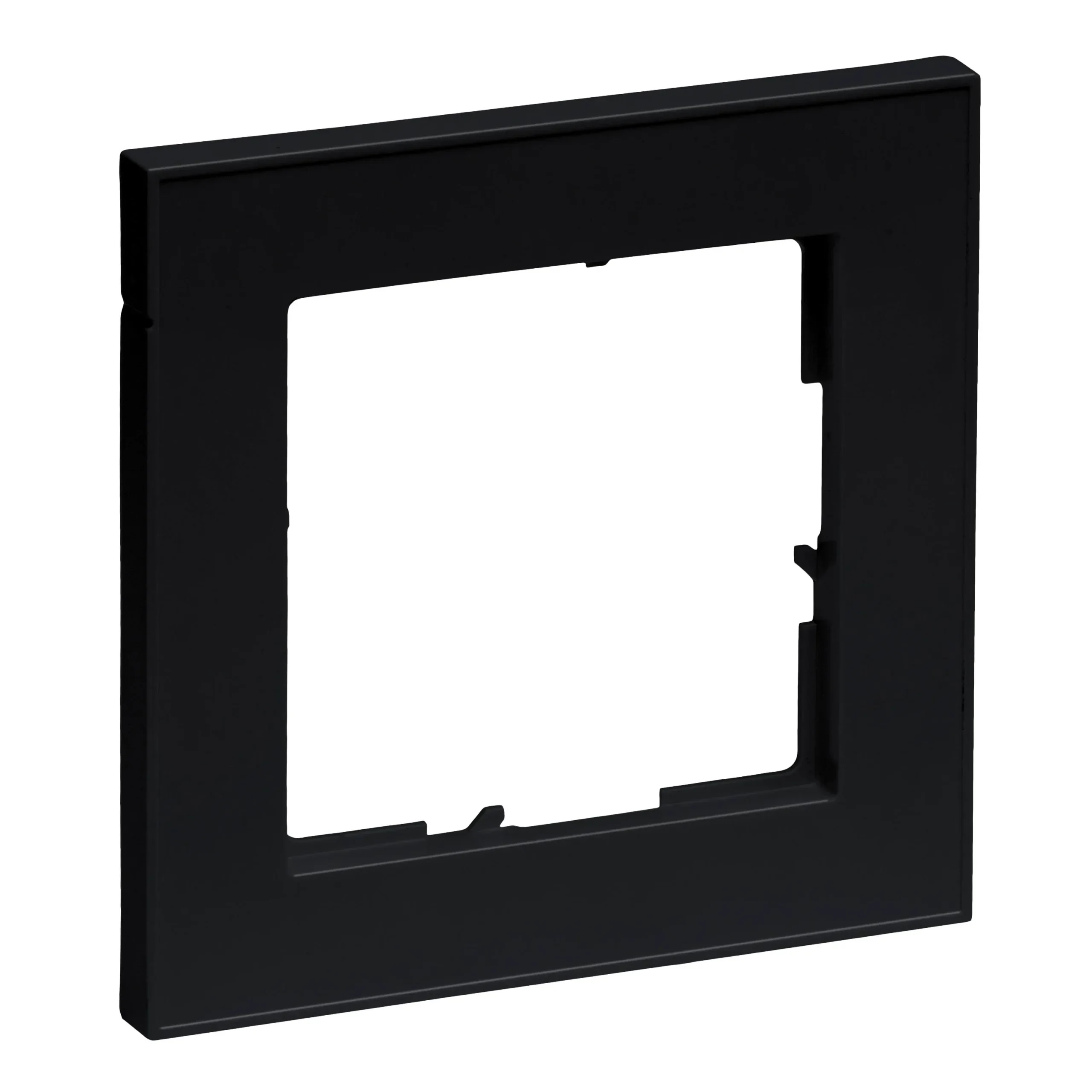 Legrand Legrand 765381 SEANO+1-fach Rahmen in der Farbausführung Schwarz lackiert