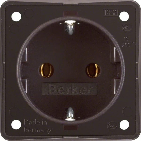 Berker Berker Schuko-Steckdosebr mit Steckklemmen 947782501