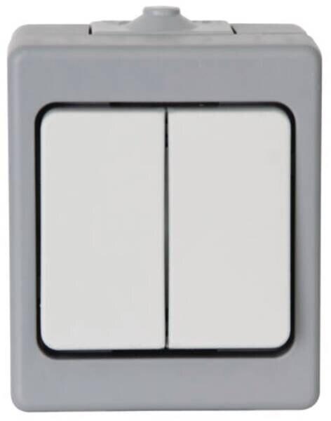 Kopp Kopp 563548001 AP-Serienschalter Standard grau/lichtgrau
