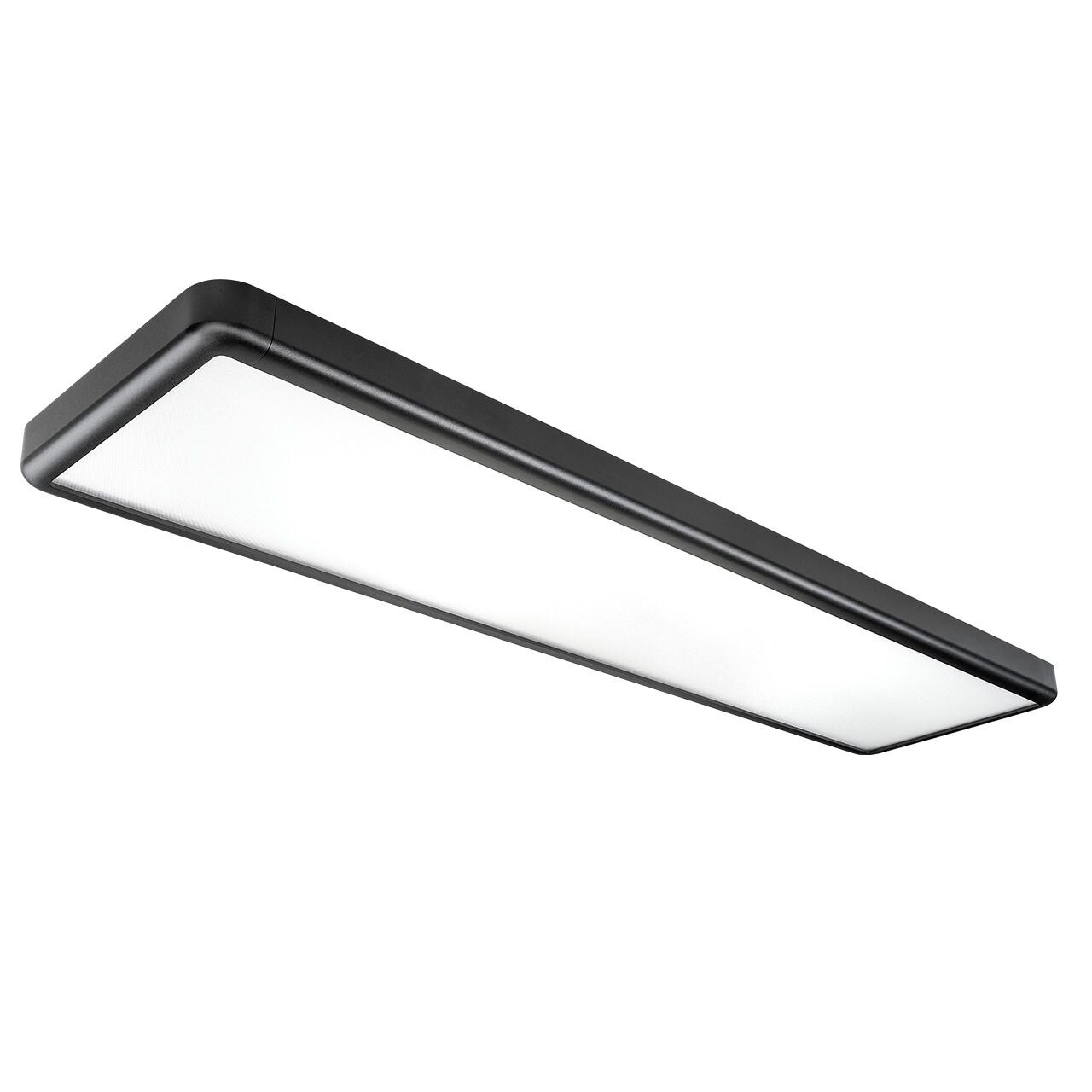 SG Leuchten SG LEUCHTEN LED-Deckenanbauleuchte 30W 212404 4000K 3870lm schwarz Konverter